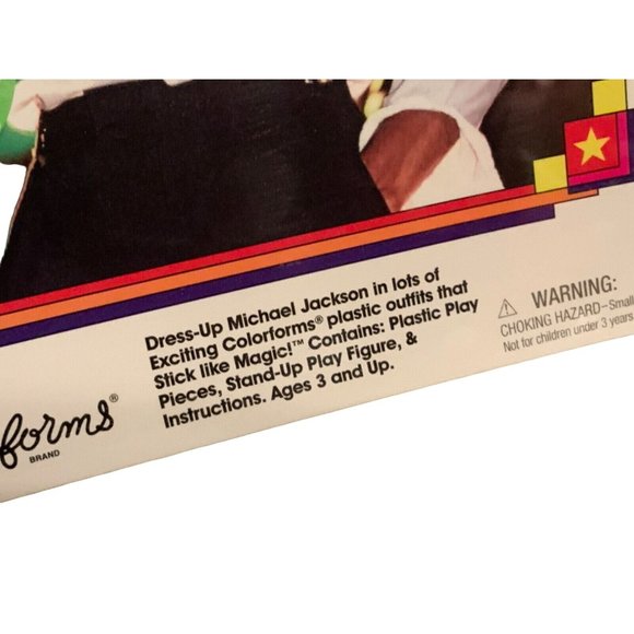 Michael Jackson Colorforms Dress-up Set (Reissue of Original 1984 Toy) NEW 2010 - Picture 4 of 14